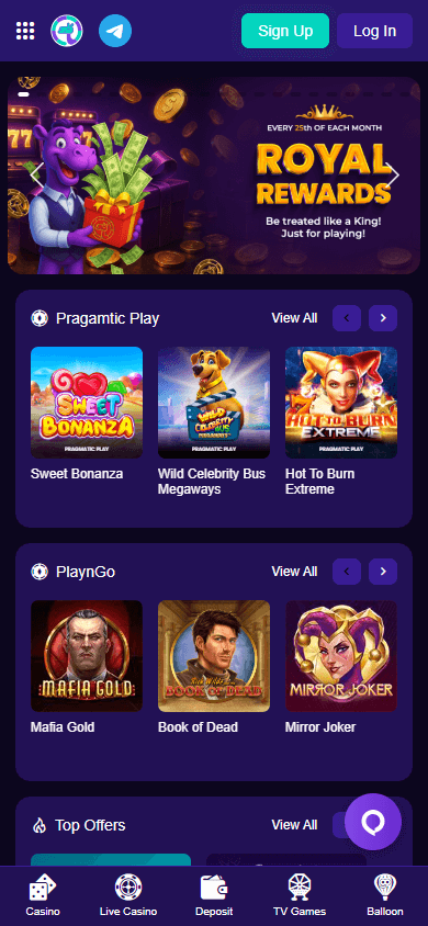 YallaBet Casino Mobile screenshot